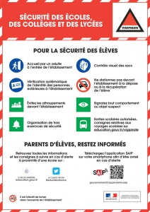 Pour nos enfants, nouvelles mesures de sécurité des écoles à la rentrée 2016