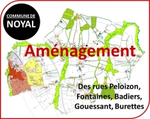 Aménagement des rues de Noyal