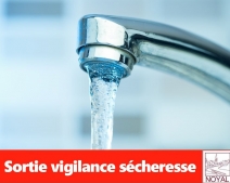 Sortie de vigilance sécheresse par la préfecture